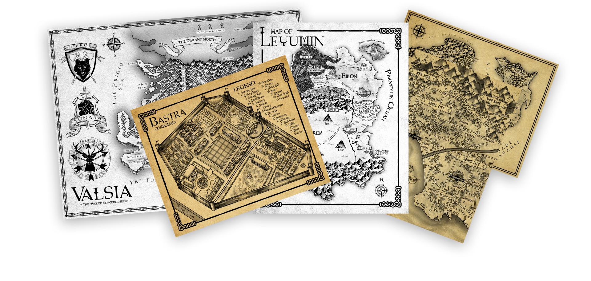 FANTASY MAPS – BZN Studio Designs